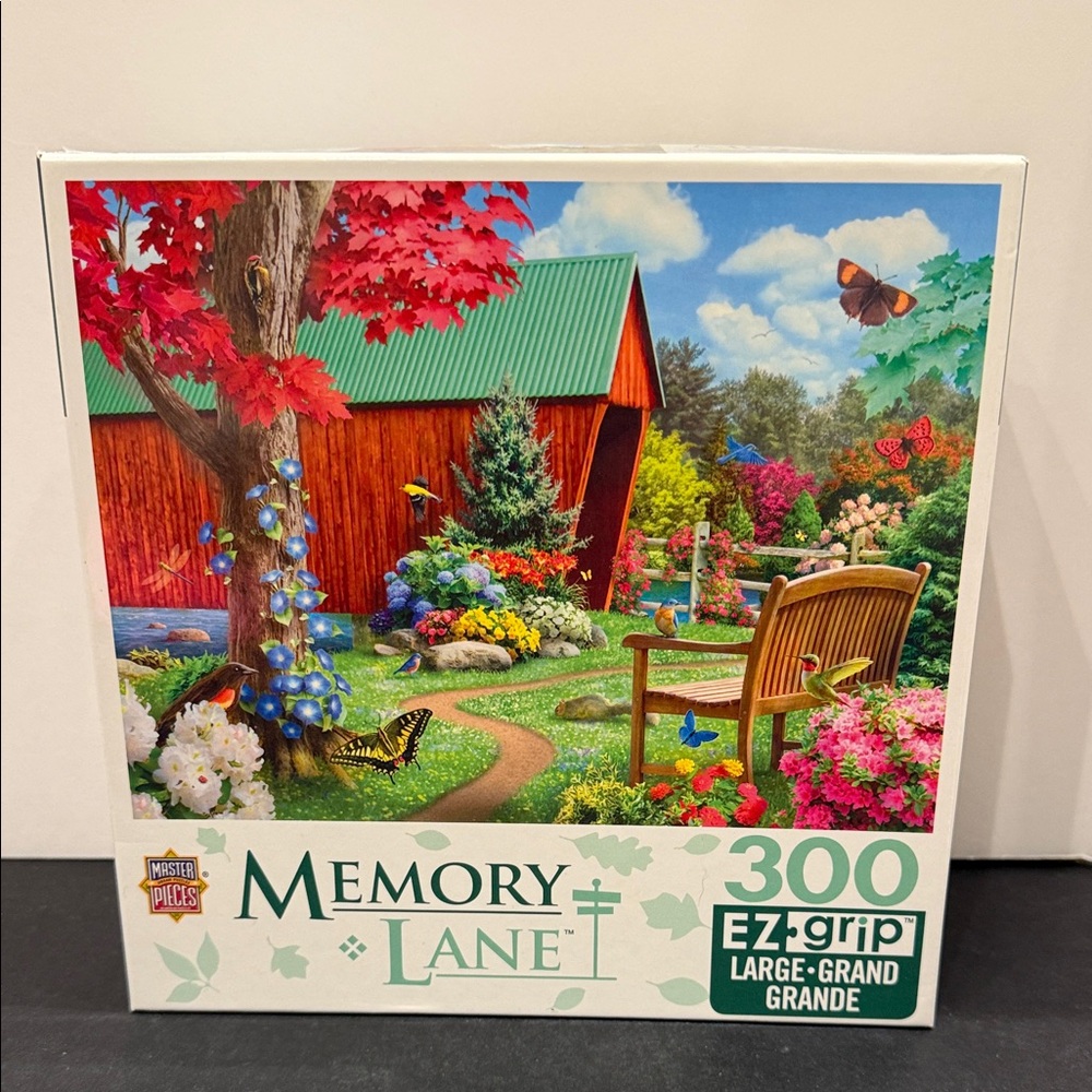 MasterPieces 300 pc EZ Grip Jigsaw Puzzle Bridge of Hope memory lane SALE 3/$25!